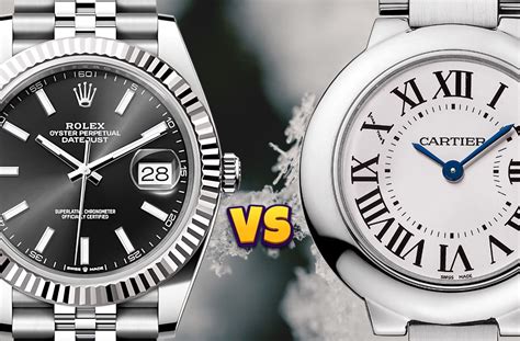 rolex vs cartier watch|Cartier versus Rolex.